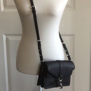 Rebecca Minkoff black leather crossbody bag